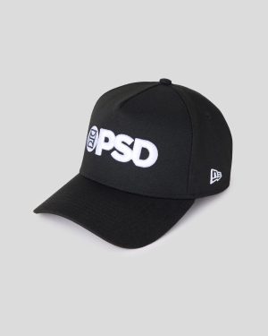 New Era x PSD Logo Hat Black